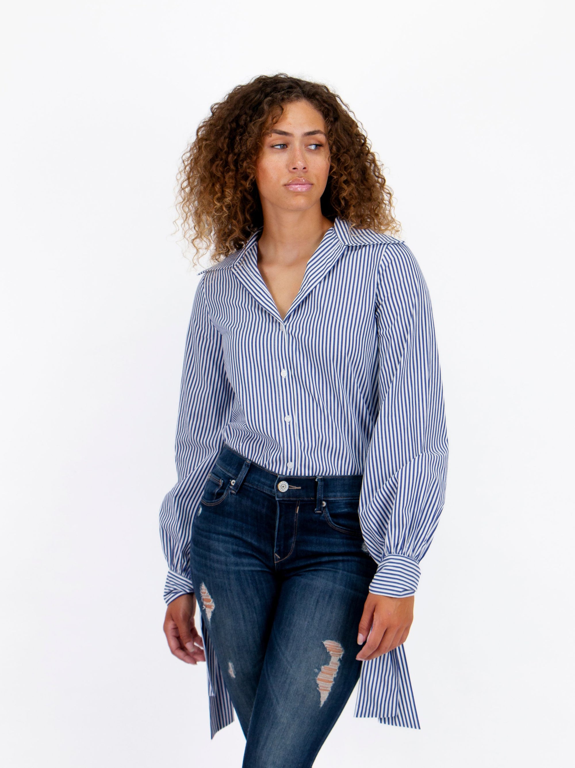 Striped Sleeve Shirt