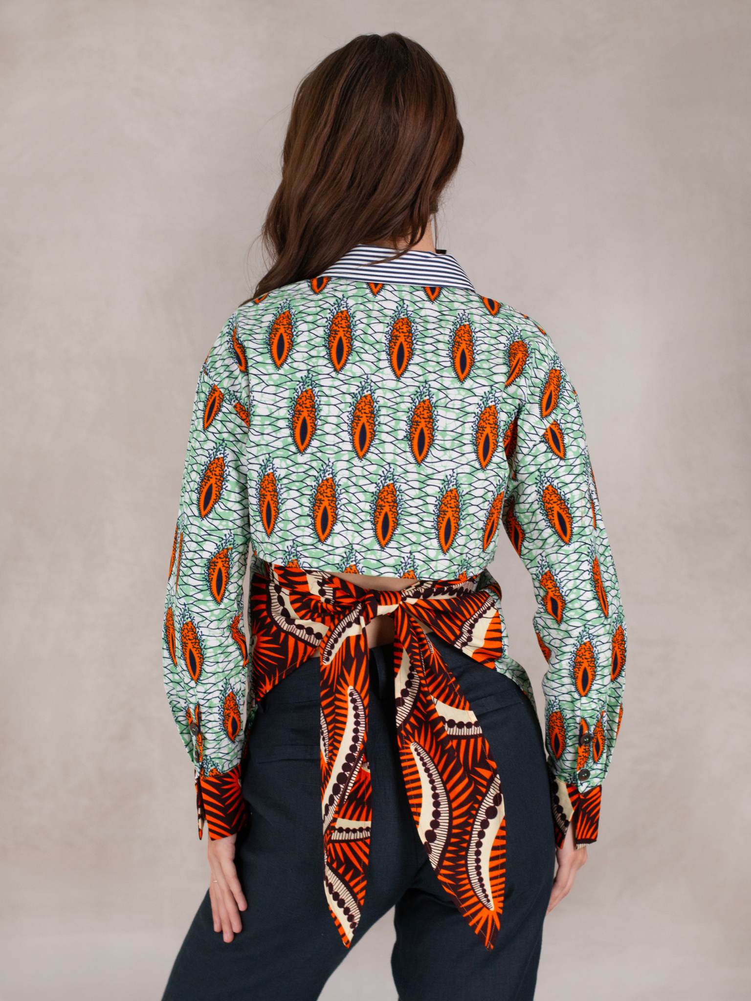 Zuri Mixed Print Shirt