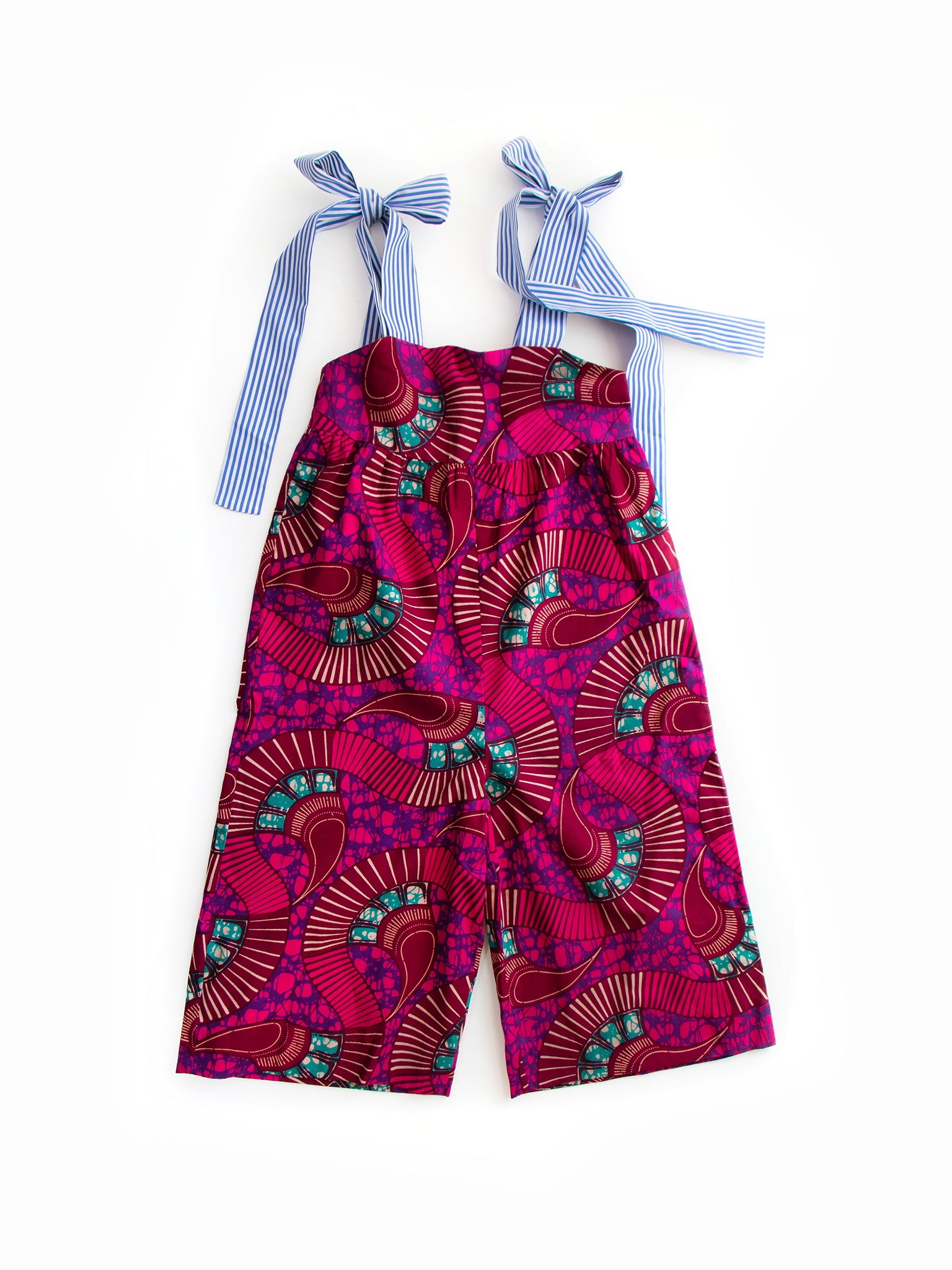 Chen Burkett New York girls wide leg cropped jumpsuit.
