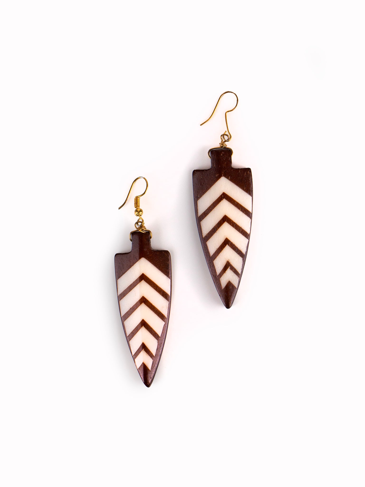 Arrow Chevron Drop Earrings