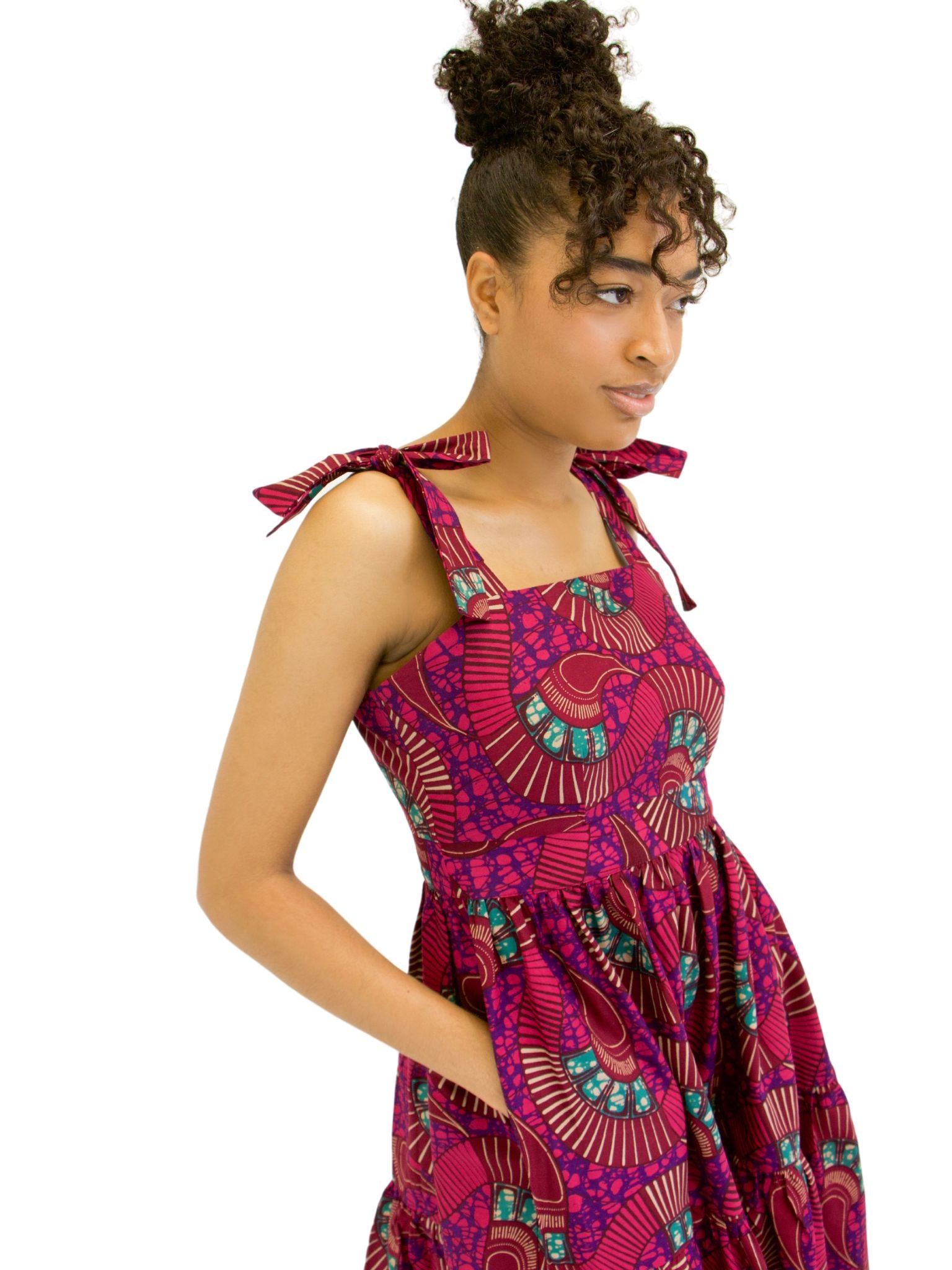 Marissa Summer Dress: Plum