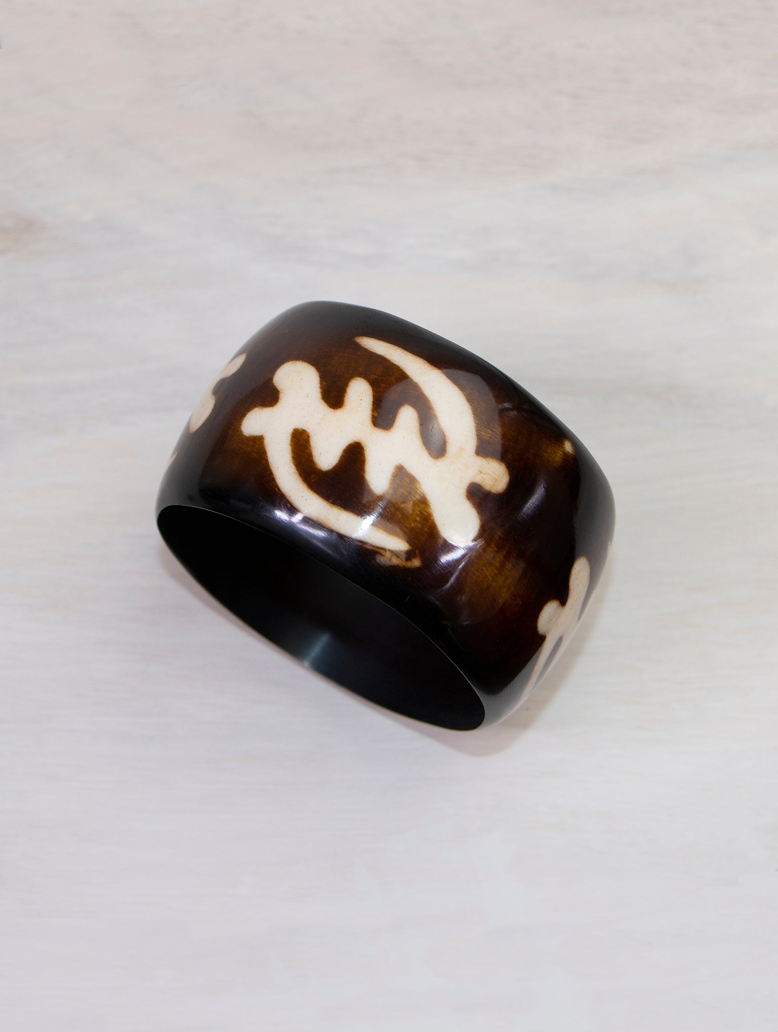 Nyame Wooden Bangle