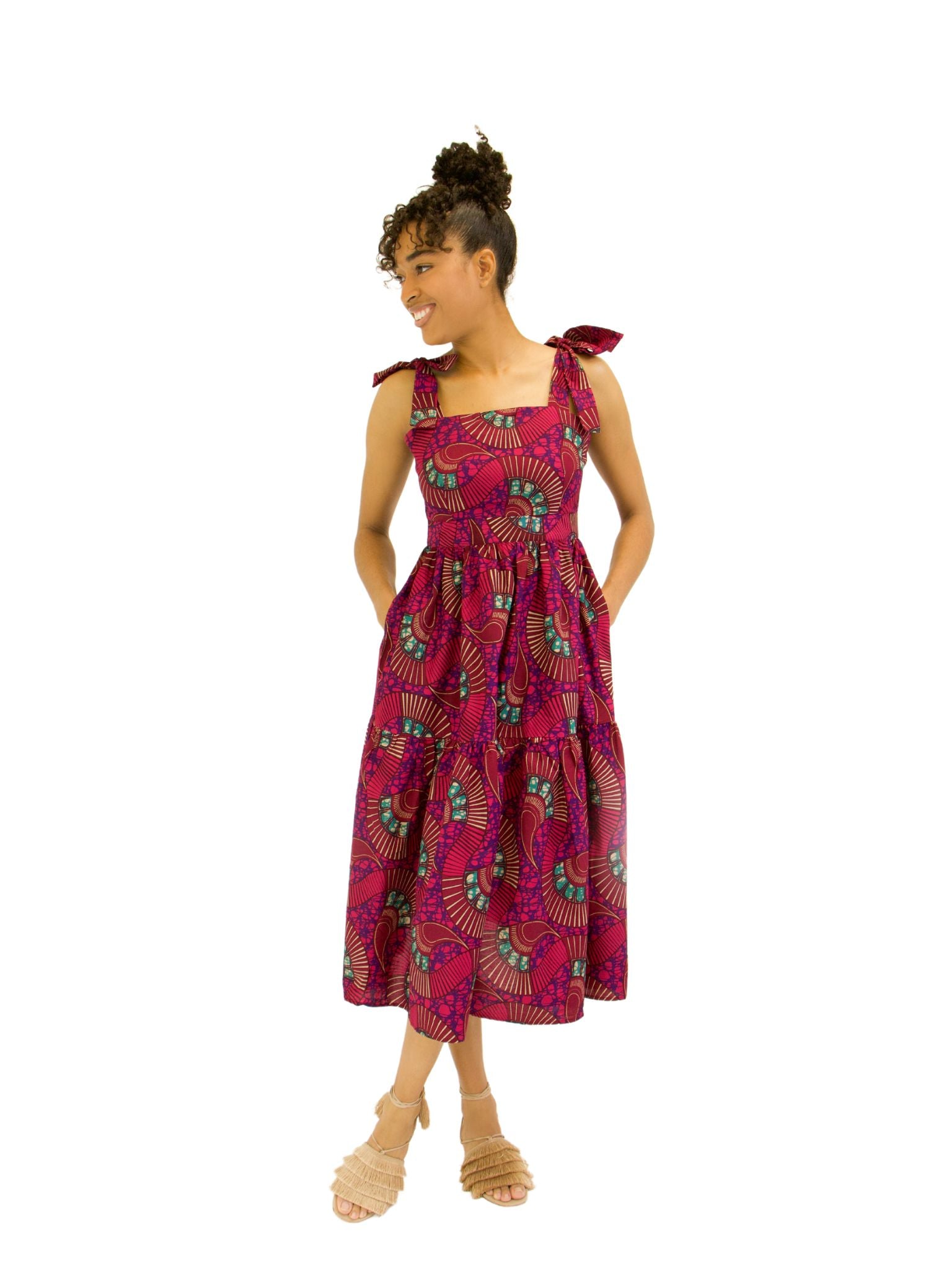 Marissa Summer Dress: Plum