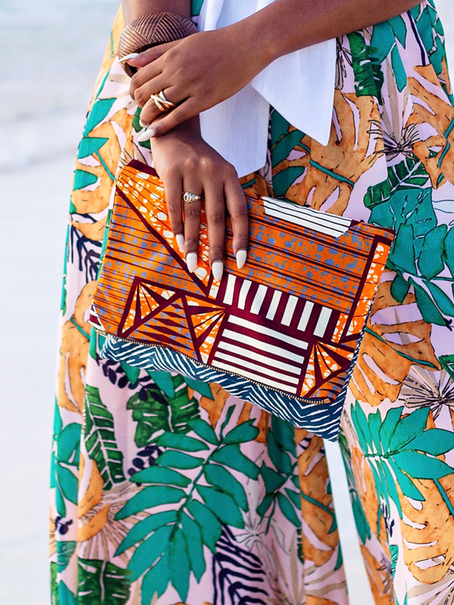 Malawi Clutch Bag - Chen Burkett New York