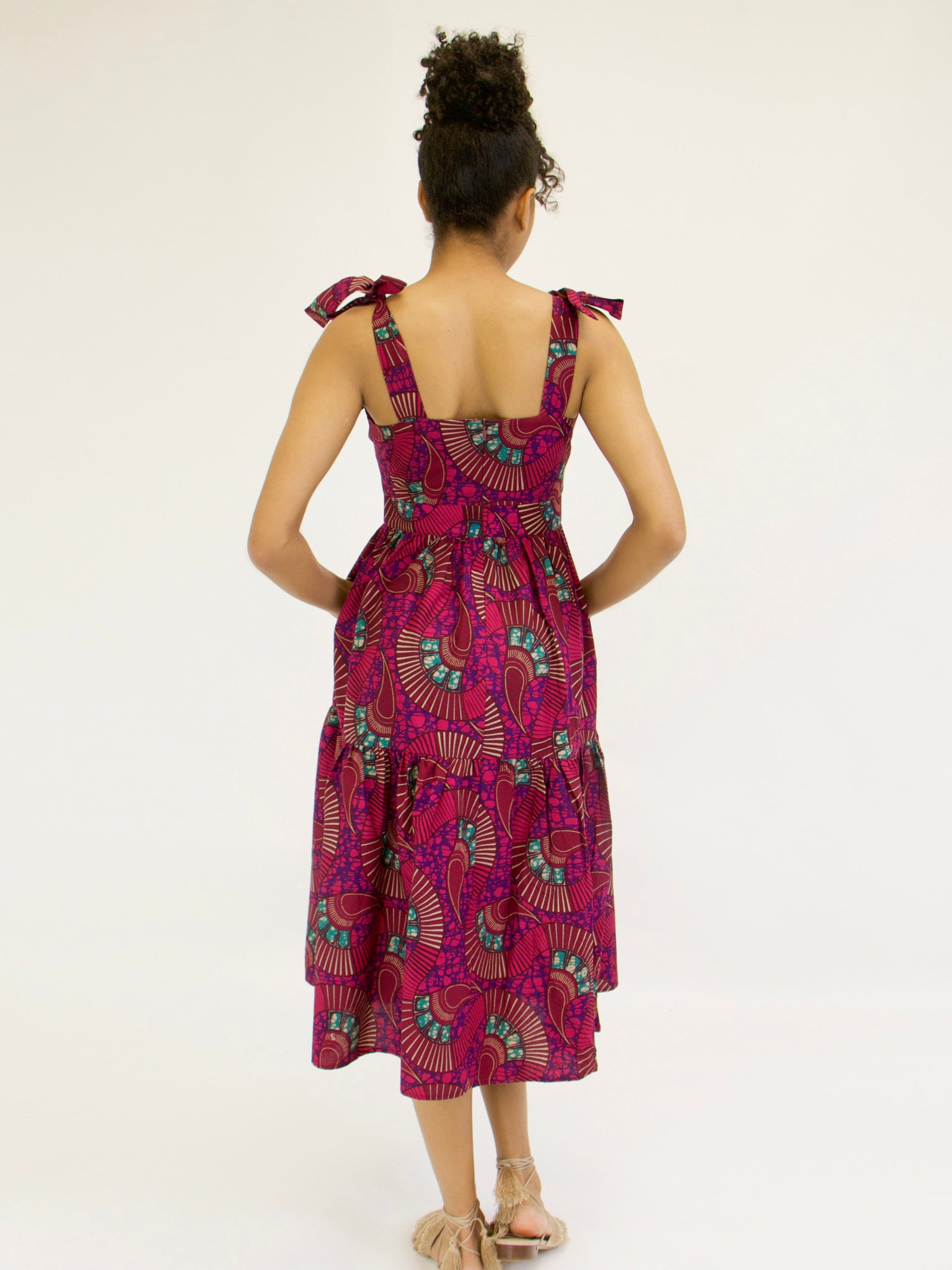 Marissa Summer Dress: Plum