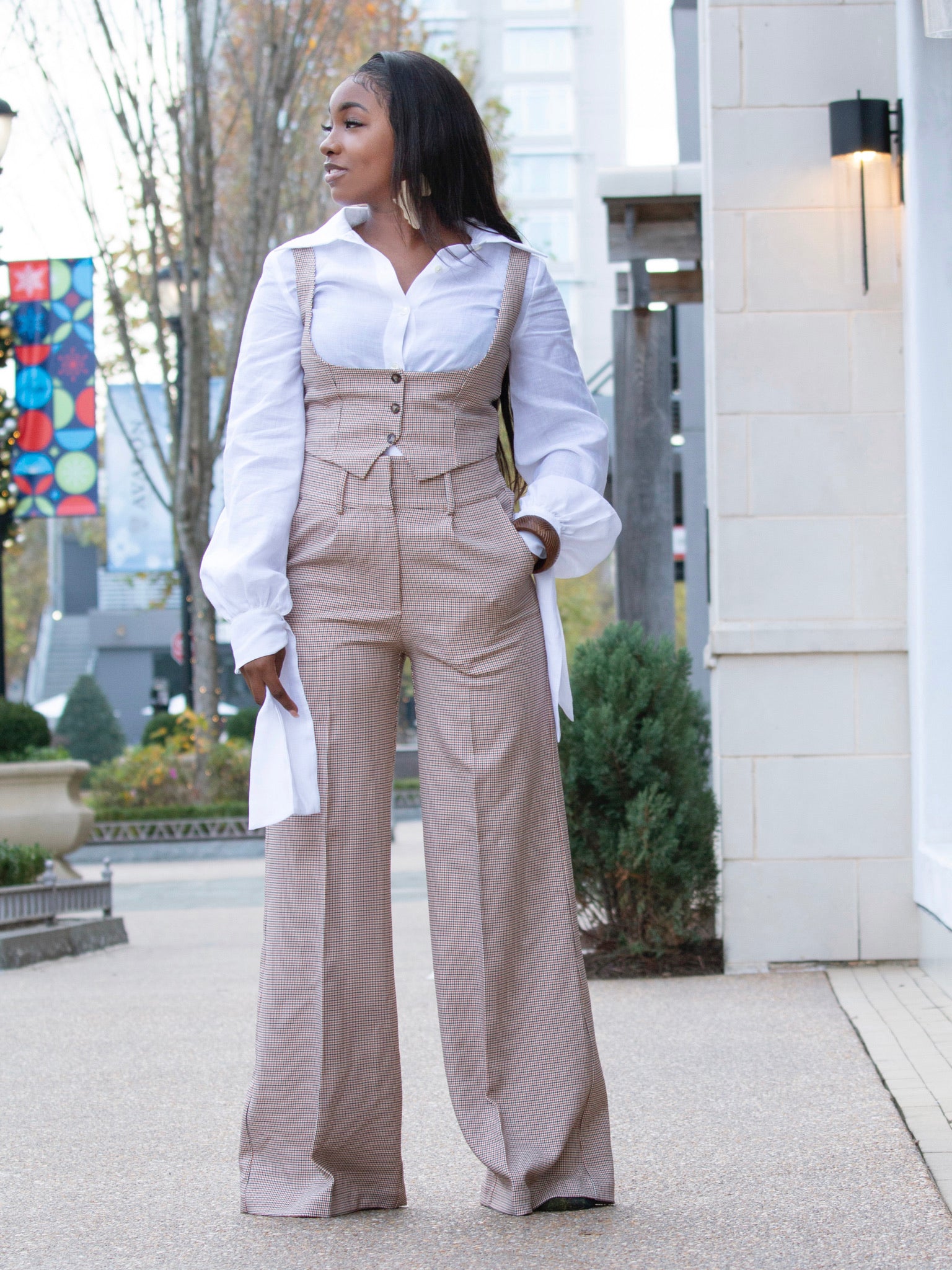 Ludlow Houndstooth Trousers