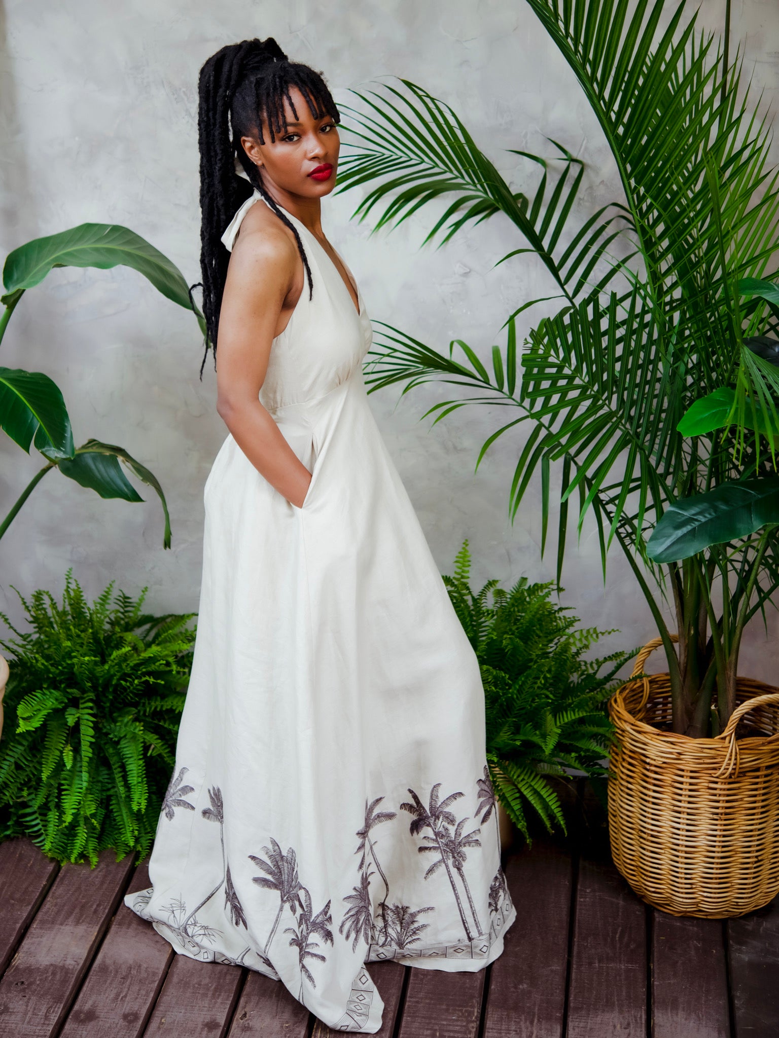 Paradise Isle Embroidered Dress
