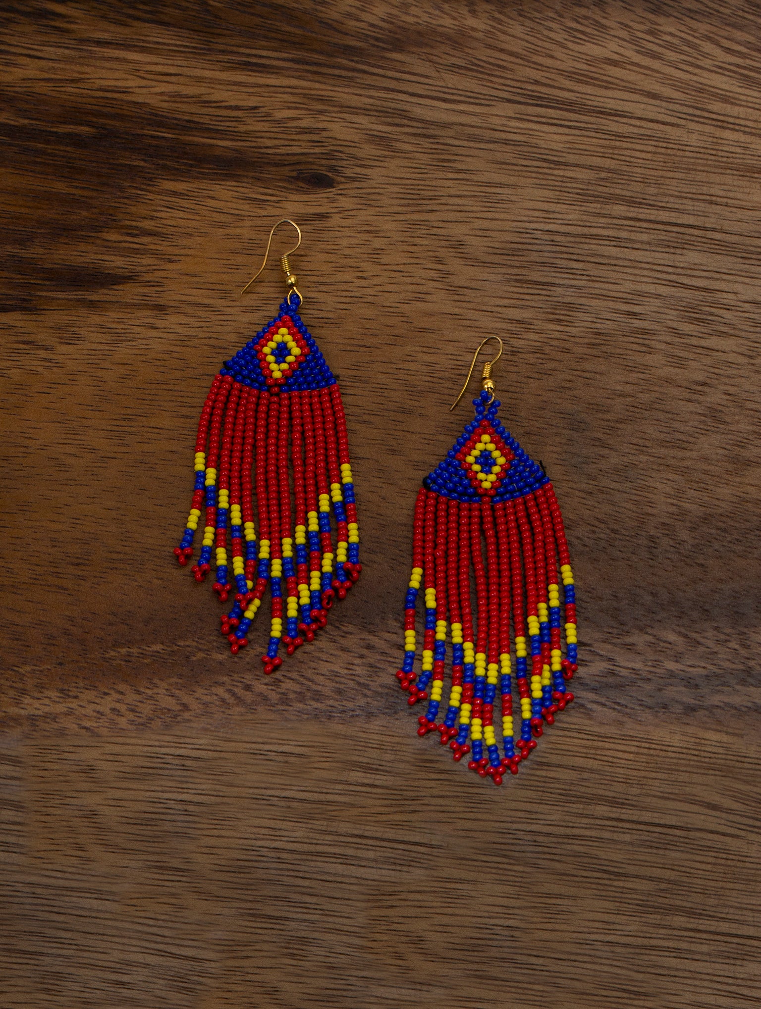 Wakaya Island Earrings: Red