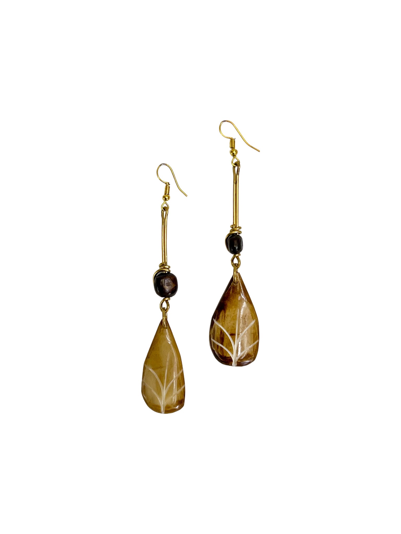 Palm Leaf Earrings