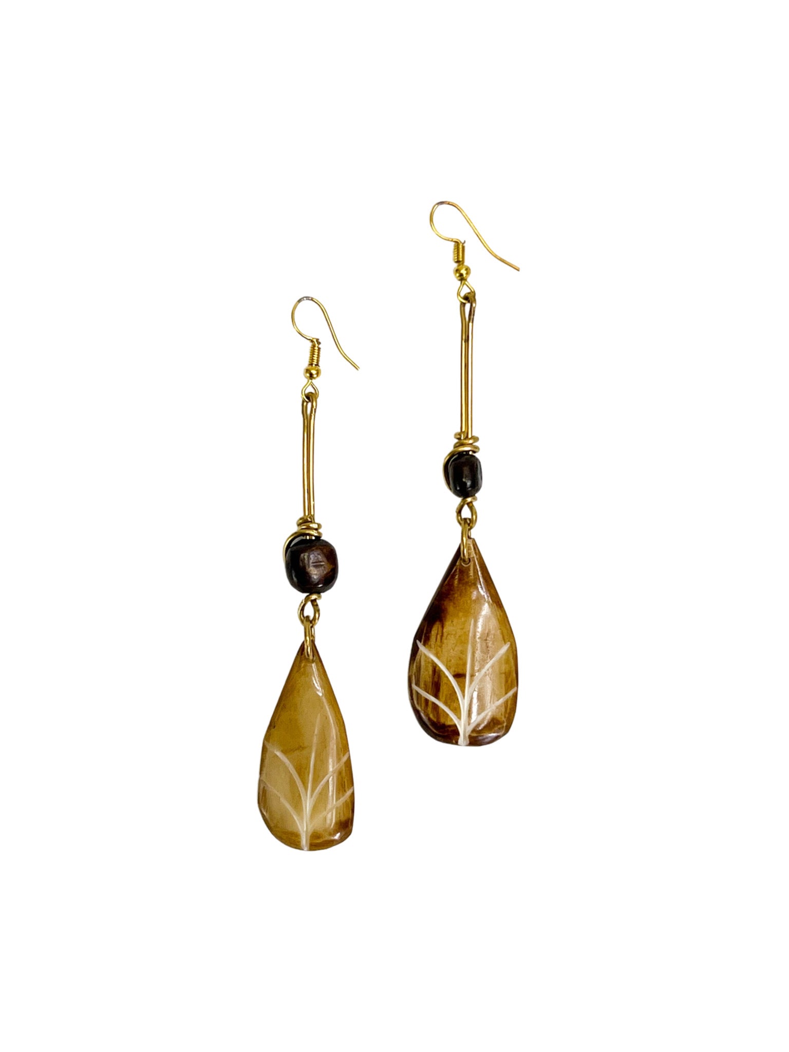 Palm Leaf Earrings