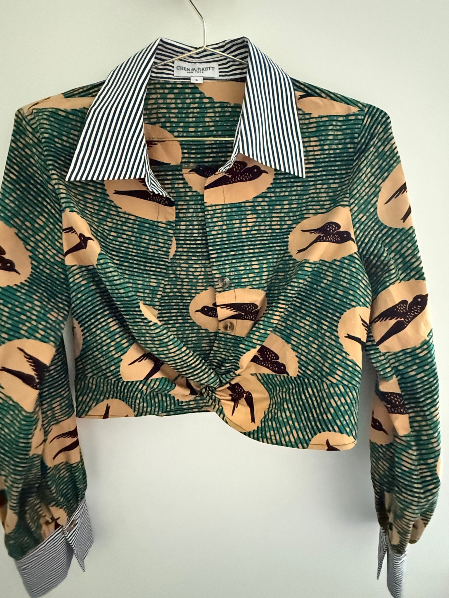 Printed Knot Blouse