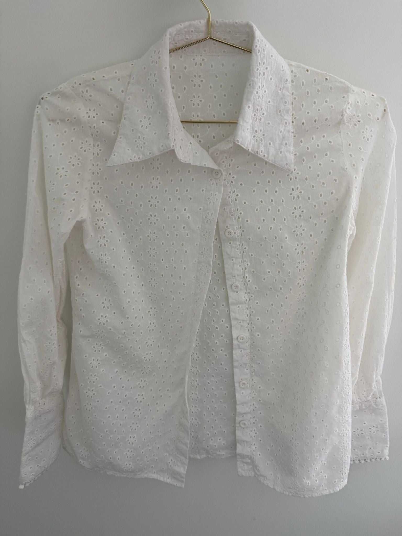 Unlined Eyelet Shirt
