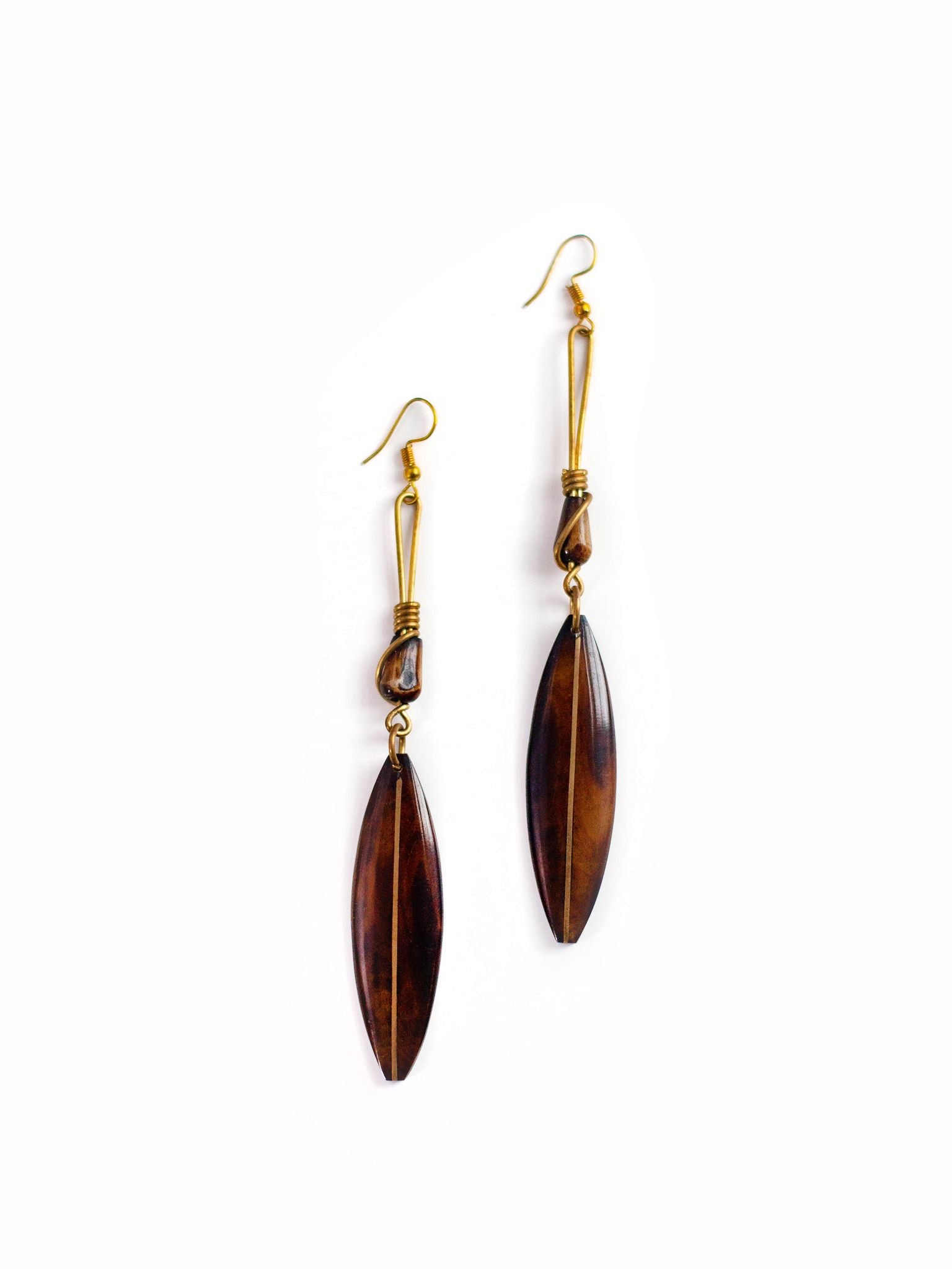 Mariner Wood Drop Earrings