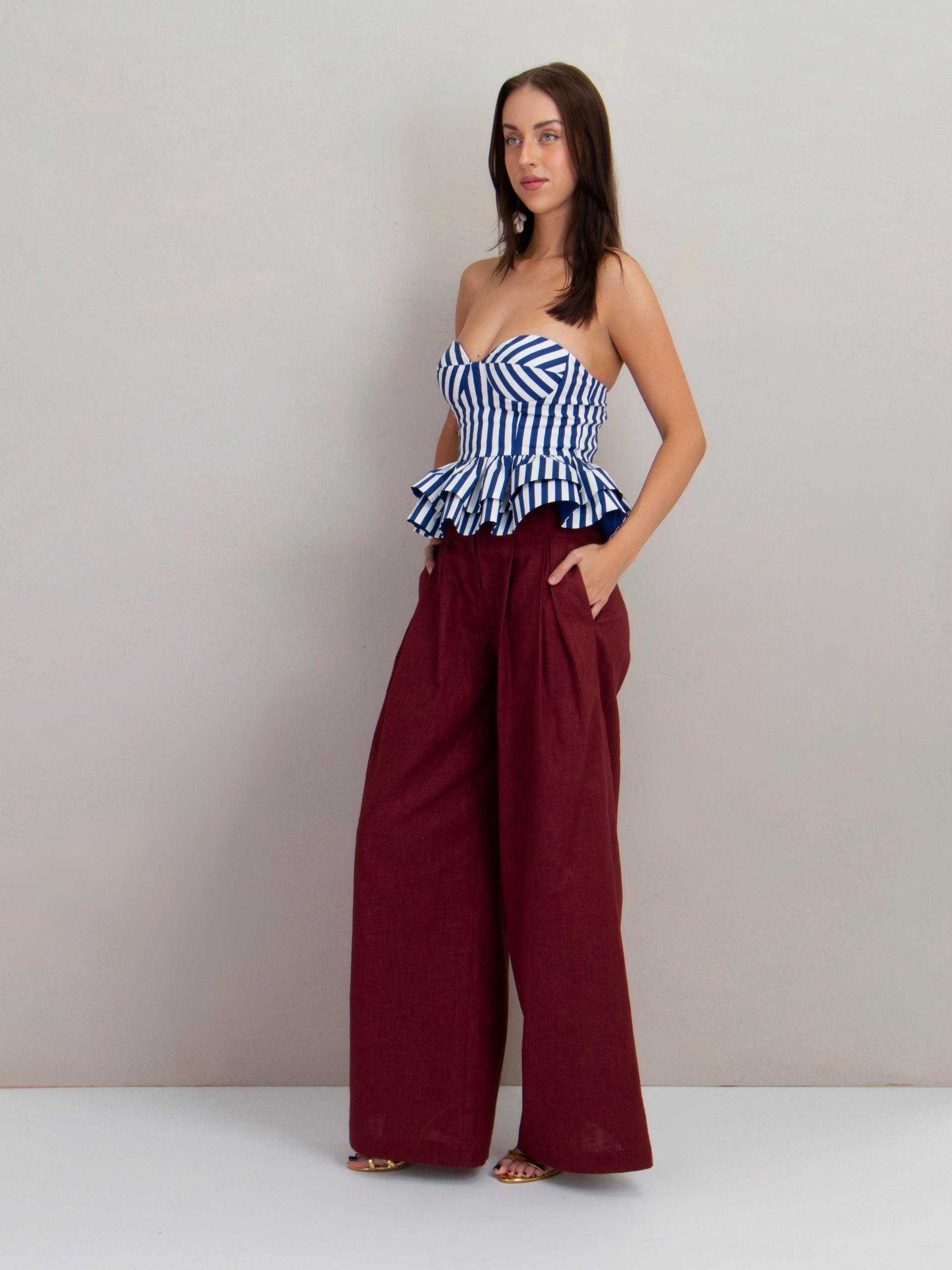 Burgundy Trousers [Sample Sale]