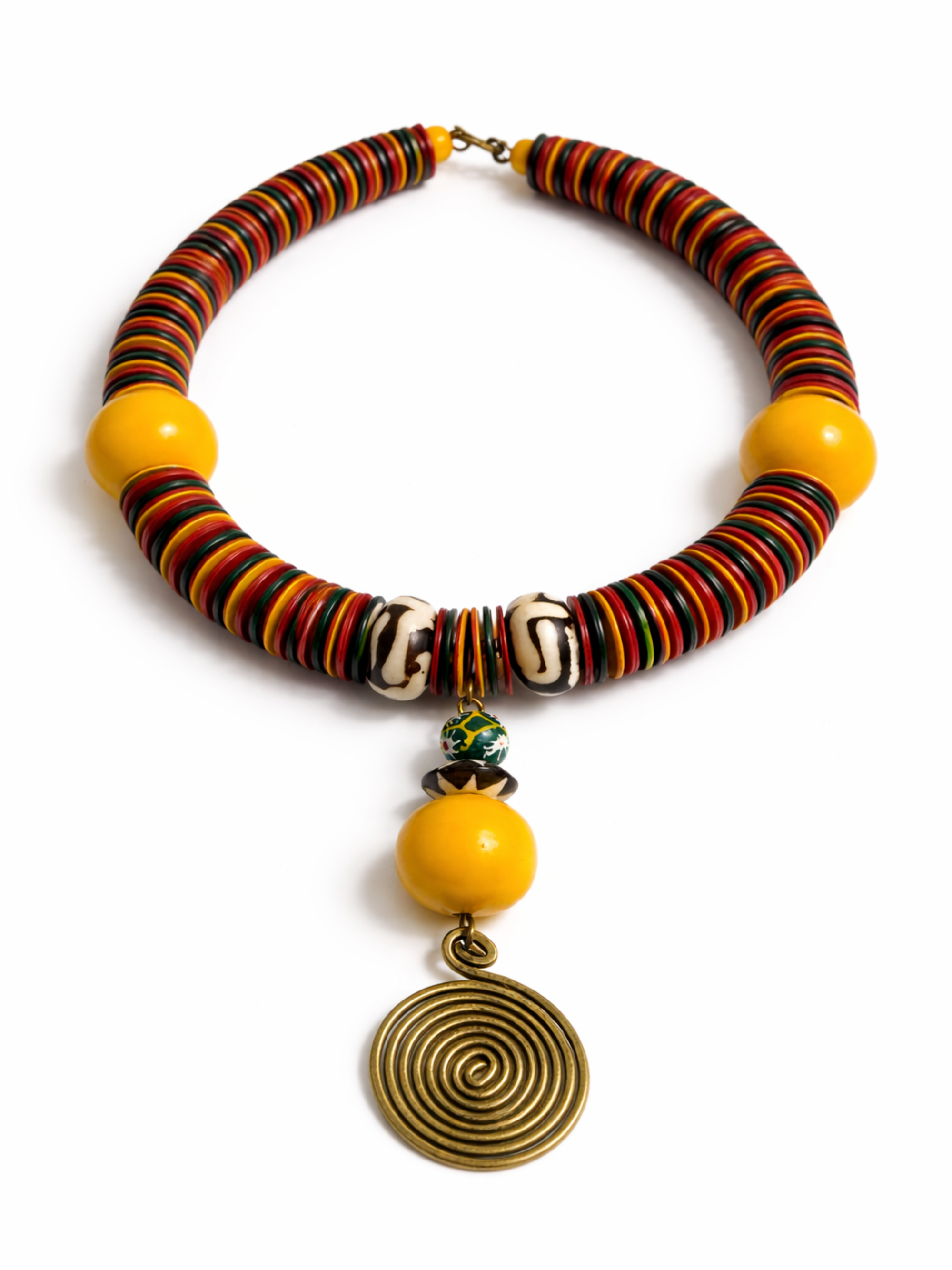 Cleopatra Necklace: Yellow