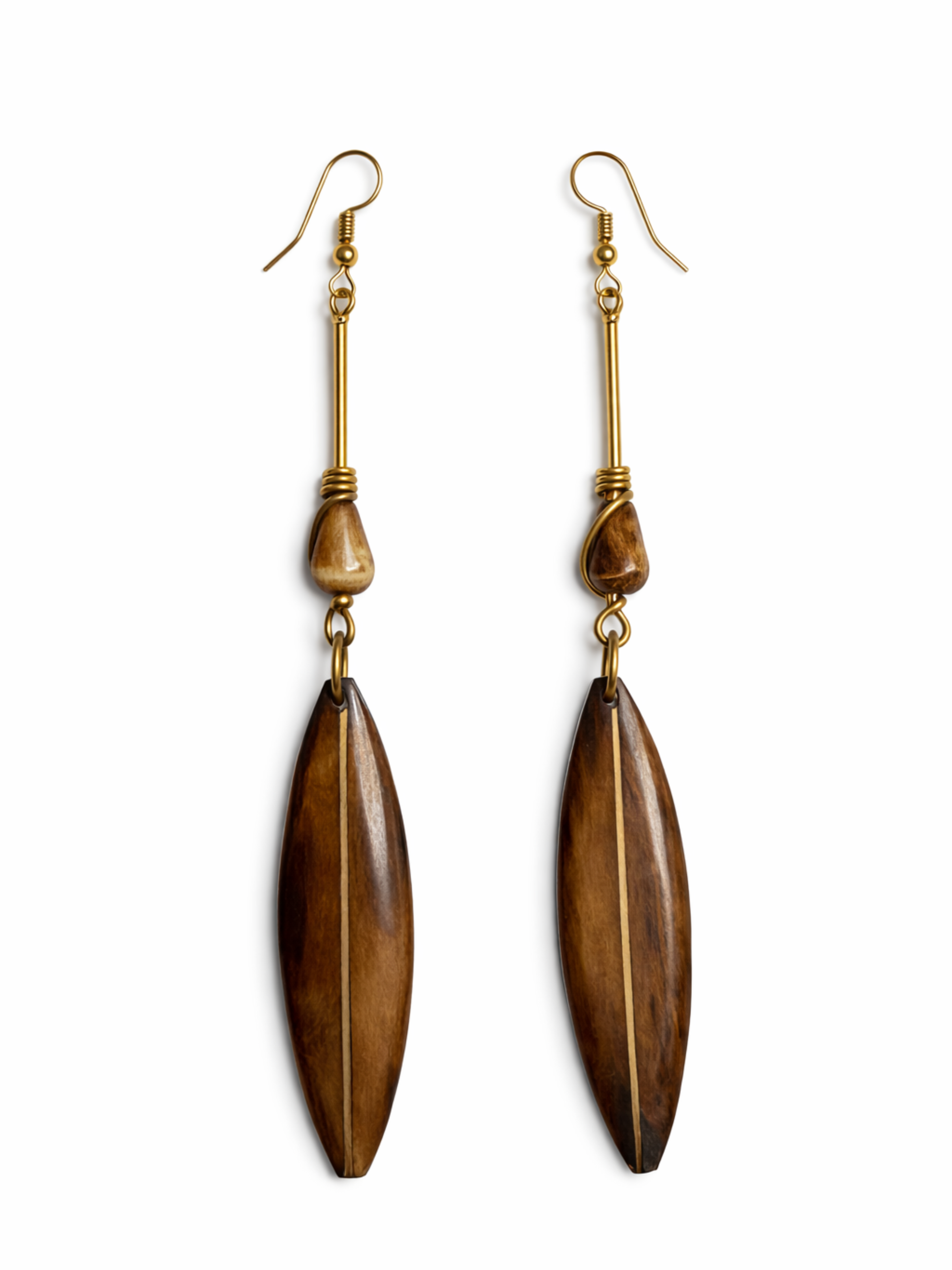 Mariner Wood Drop Earrings