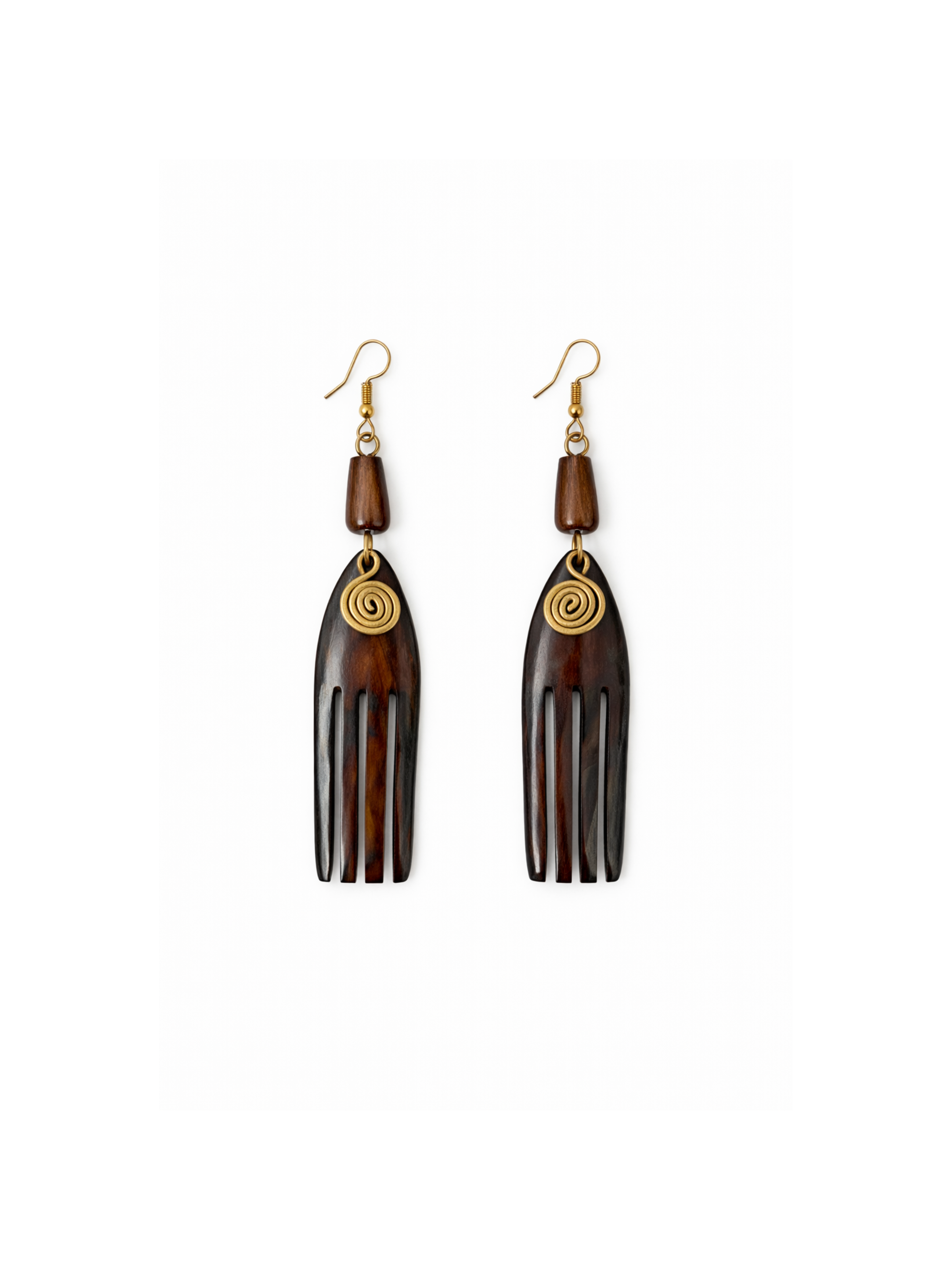 Zuri Fork Drop Earrings